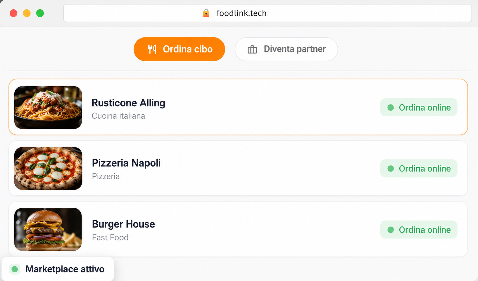 FoodLink Marketplace
